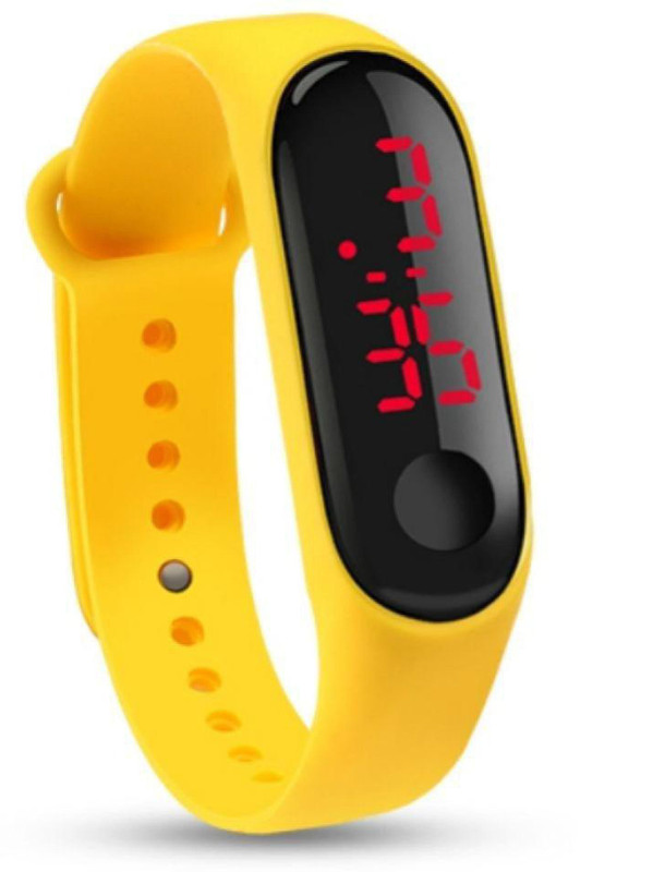 reloaded fancy stylish led digital watch Red LED Illuminated Silicone Belt Digital LED watch for boys/girls RE- SK M4 0096 Digital Watch  - For Boys & Girls