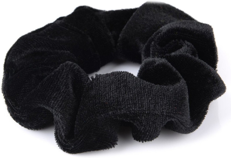 sg fashions Pack of 2 Black Velvet hair bands Hair scrunchies for women and girls Hair Band(Black)