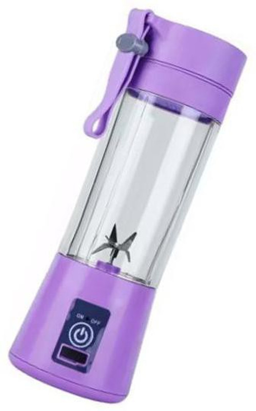 pinaaki SDD BEST SELLING NEW ARRIVAL Portable Electric Fruit Juicer Maker/Blender USB Rechargeable for the Kitchen, Gym, Yoga Class, Hiking, Camping, Office, Travelling, Outdoor Sports 300 Juicer Mixer Grinder (PURPLE) 300 Juicer Mixer Grinder(Purple, 1 Jar)