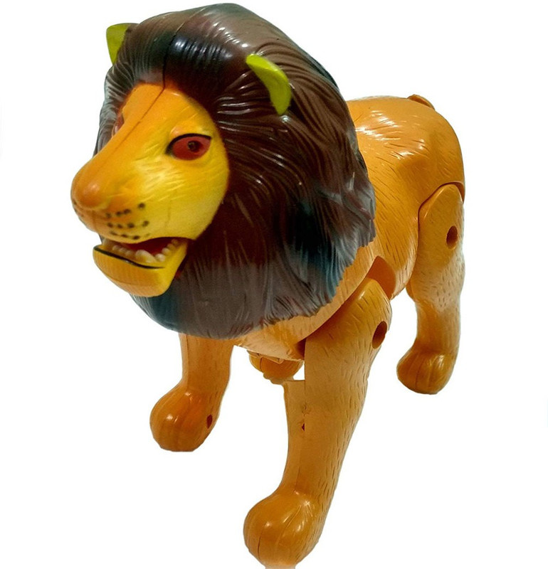 kreiz Super Lion Walking and Roaring Musical Toy learning toy for Kids(Multicolor)