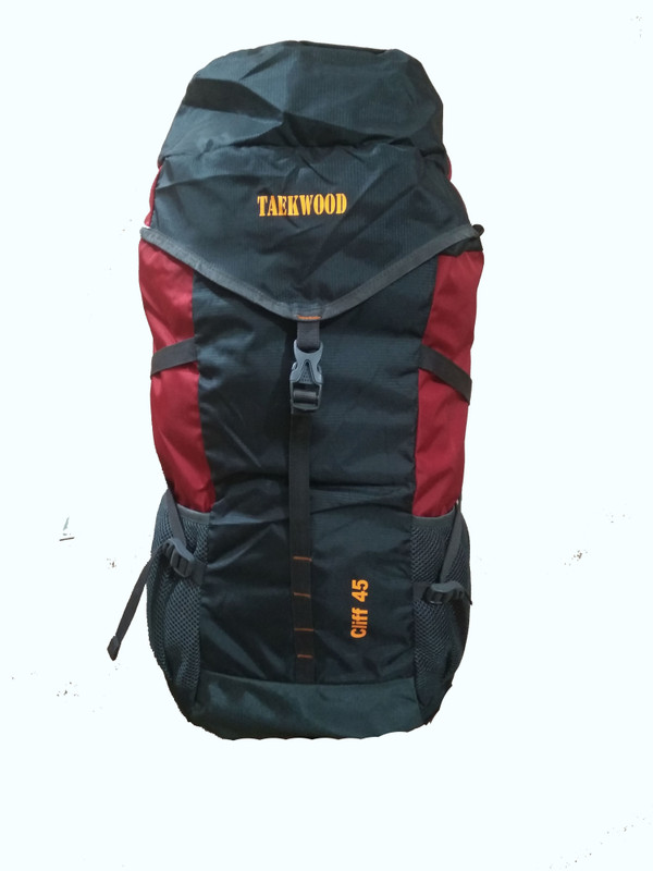 taekwood Travel Bag Best for tourism Rucksack  - 15 L(Red, Grey)