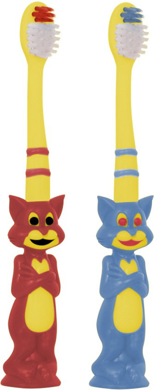 Buddsbuddy Combo of 2 Tom shaped Kids Tooth Brush Ultra Soft Toothbrush(Pack of 2)