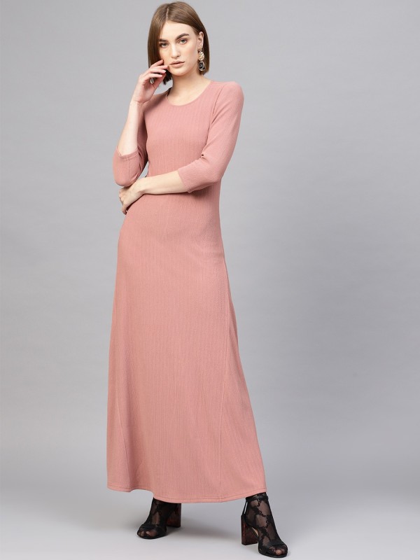 Sassafras Women Maxi Pink Dress