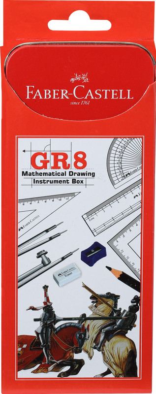 Faber-Castell GR8 Geometry Box(Red)