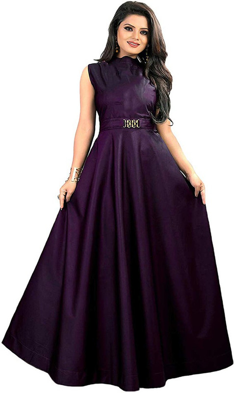 starword Anarkali Gown(Purple)