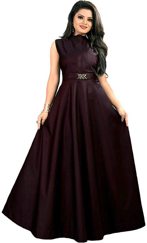 starword Anarkali Gown(Maroon)
