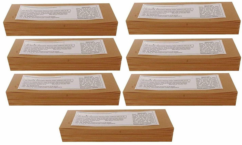 kakustore High Quality Women's Wax Strips For Full Body Hair Removal 280 Pieces Strips(280 Strips, Set of 7)