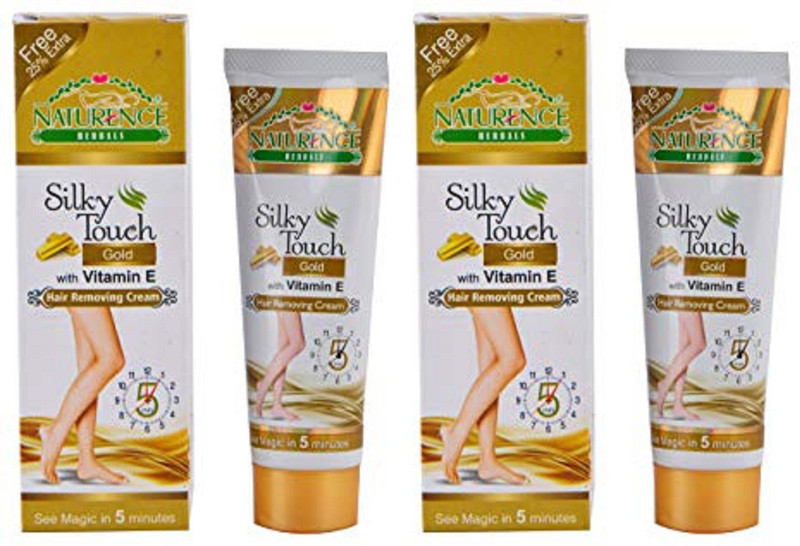 Naturence Herbals Silky Touch Gold Hair Remover With Vitamin E Cream 50 G Set Of 4 Buy Online In Barbados Naturence Herbals Products In Barbados See Prices Reviews And Free