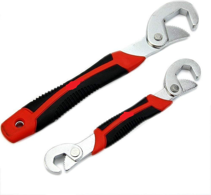 stupefying Snap n Grip Set-1 Snap N Grip Auto Adjustable Steel Multipurpose Double Sided Rachet Wrench(Pack of 2)