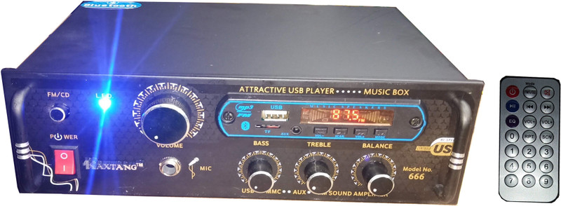 KAXTANG Bluetooth KX-666BT Digital Amplifier 5000 W AV Power Amplifier(Black)