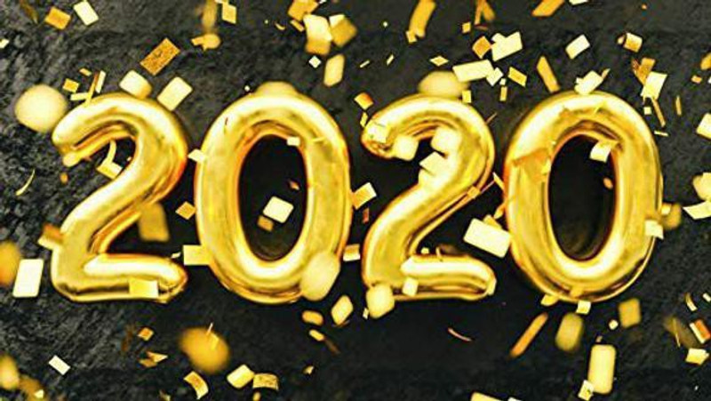 gorgeous moment Solid golden store 16" Special Numbers foil Balloons (Pack of 2) (2020 No., Golden) for New Year's Party Decorations Balloon(Gold, Pack of 4)