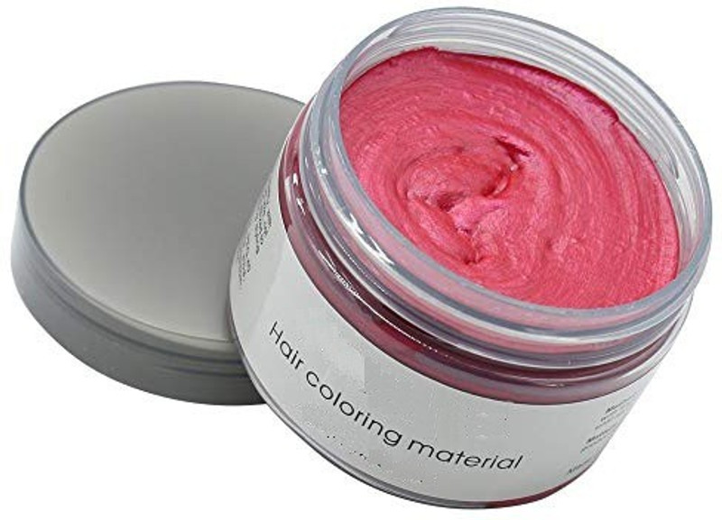 tanvi27 Hair Wax Color Styling Cream Mud, Natural Hairstyle Wax for Men and Women Hair Color(ROSE GOLD)
