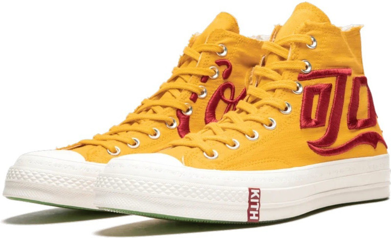 kith coca cola converse yellow