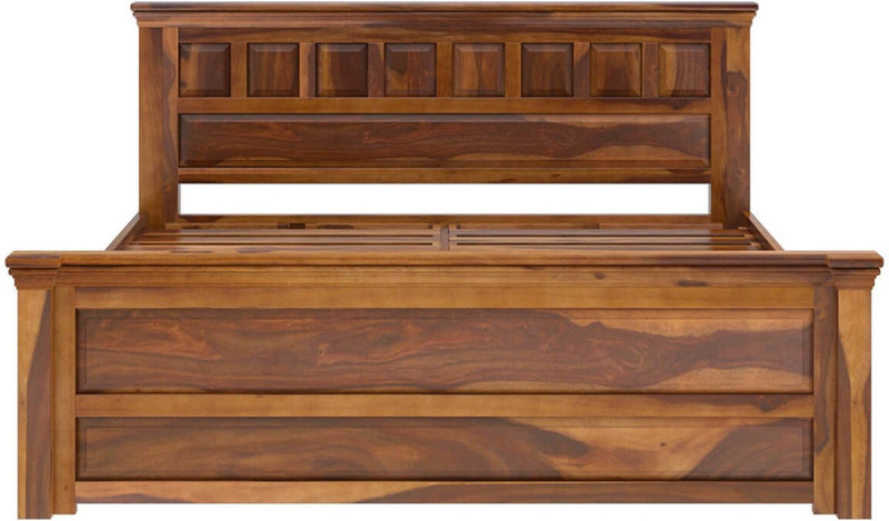 kingwood furniture K191 Solid Wood King Drawer Bed(Finish Color -  HONEY)