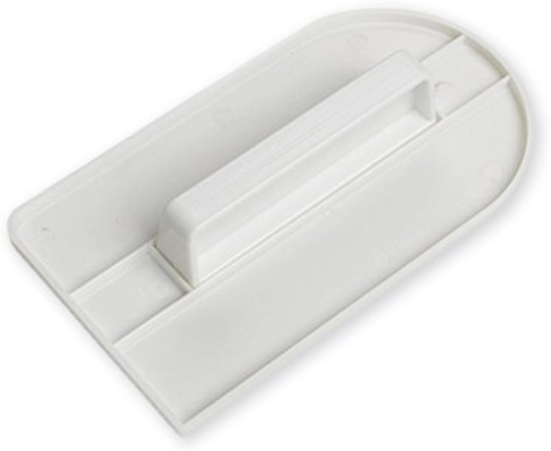 noble foods plastic cake smoothner Baking Smoother & Polisher(White)