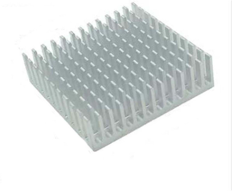 india iot shop Heat Sink Aluminium Heatsink Cooler LED Light for Peltier (Silver, 40 mm) Electronic Components Electronic Hobby Kit