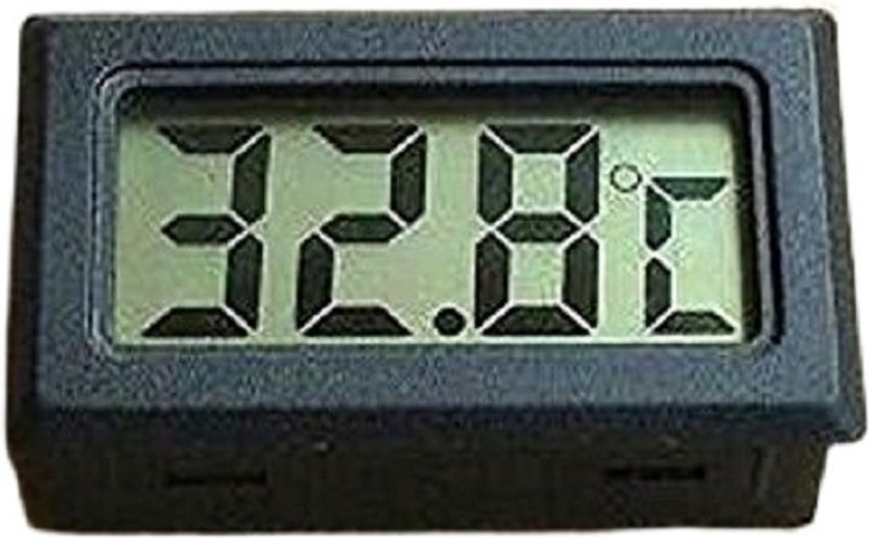 ONEX Digital Thermometer Temperature Sensor Fridge Freezer Thermometer (Black) Thermometer with Fork Kitchen Thermometer