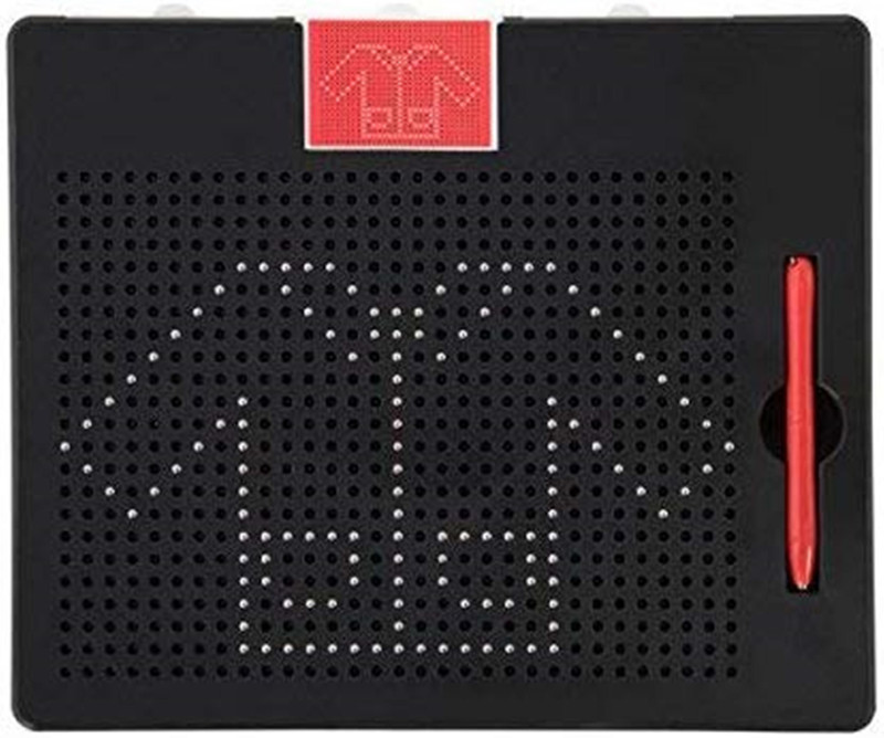 Trusmile Magnetic Drawing Board Magnetic Pads - Erasable Magna Doodle Writing Drawing Pad for Kids(Black, Red)