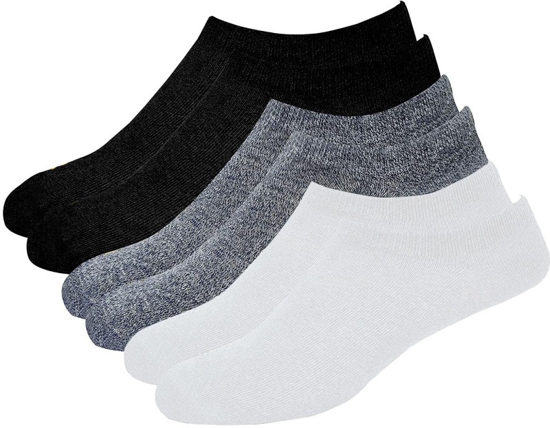 Sky World Men & Women Solid Low Cut, Peds/Footie/No-Show, Ankle Length(Pack of 3)