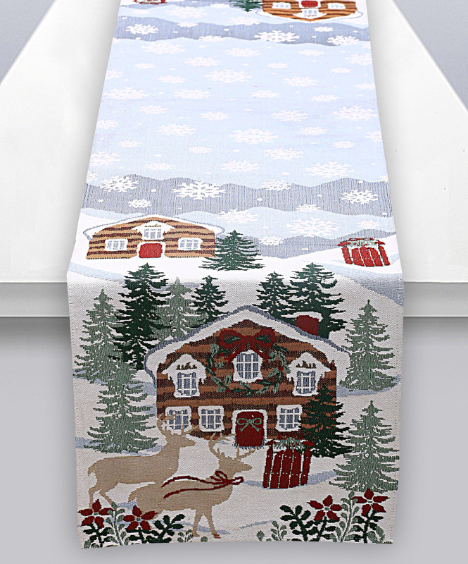 kalyan Multicolor 182 cm Table Runner(Cotton, Polyester)