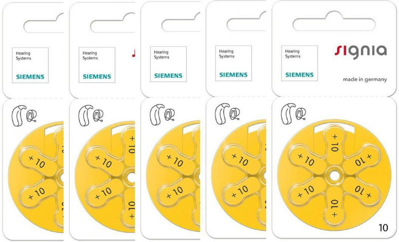 Signia Hearing Aid P10 PR70 CIC/ITC  Battery(Pack of 30)