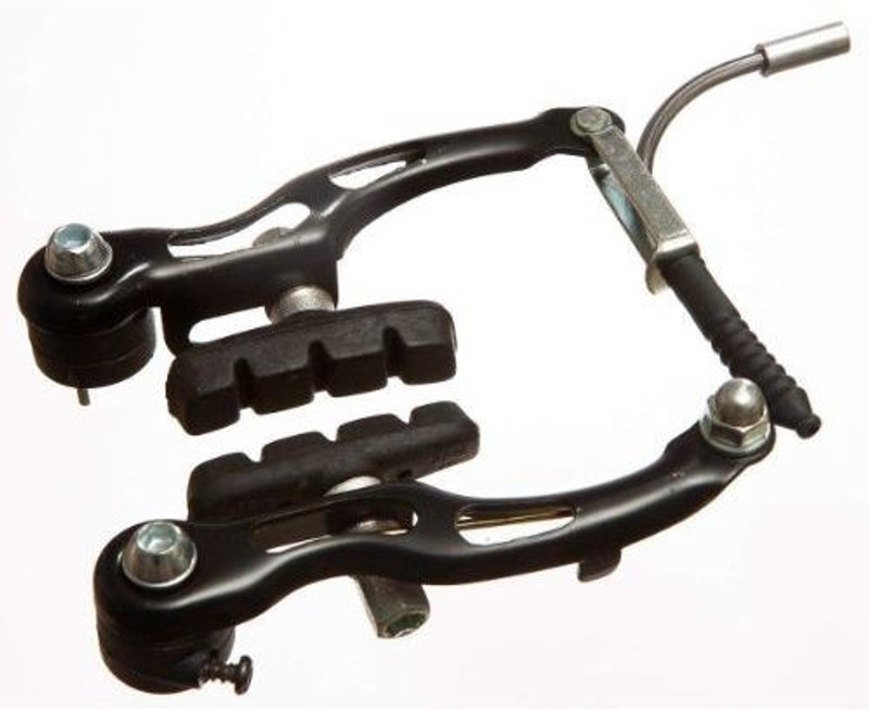 deals2save  Bicycle V Brake MTB Cycling Road Bike Fixed Gear Metal Rubber (Black) Brake Shoe(Black)