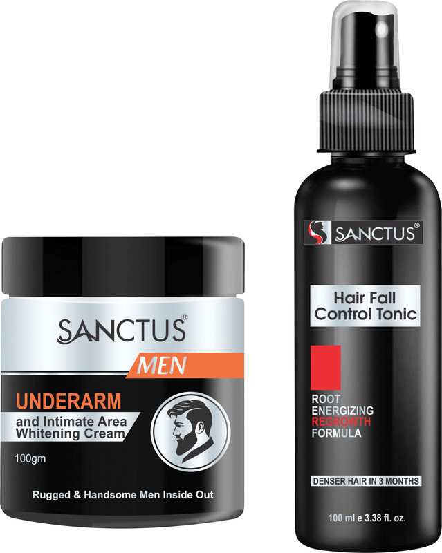 Sanctus Underarm Intimate Area Whitening Cream For Men And Hair
