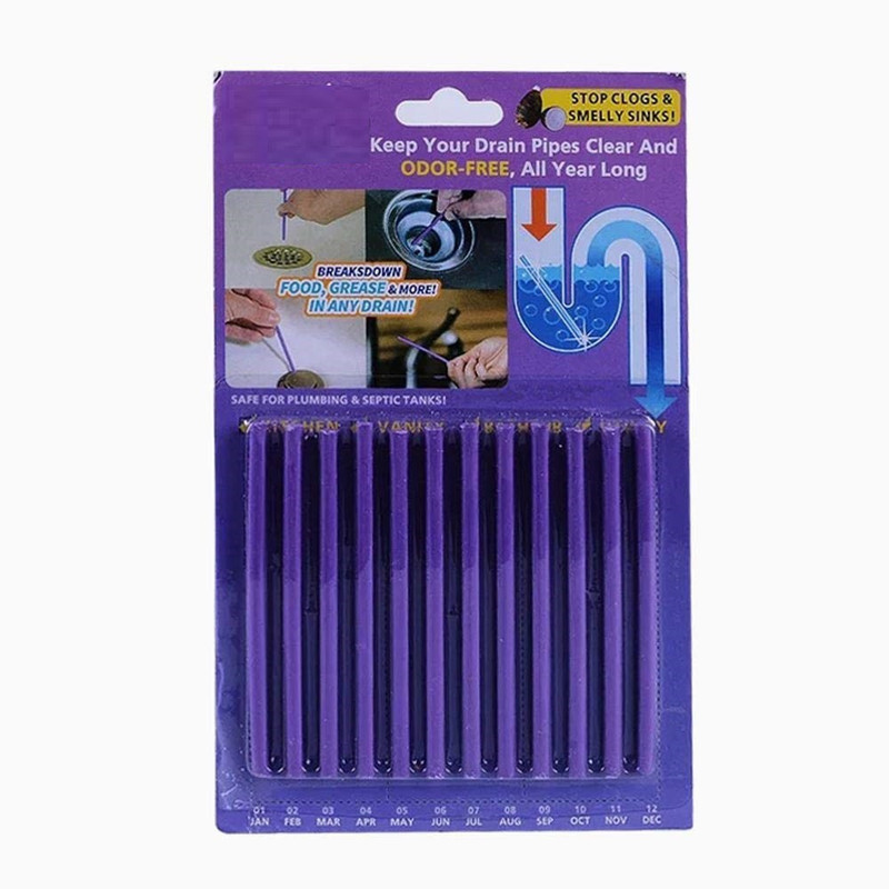 curve creation Sani Sticks Sewer Cleaning Rod Drain Cleaner Kitchen Plunger