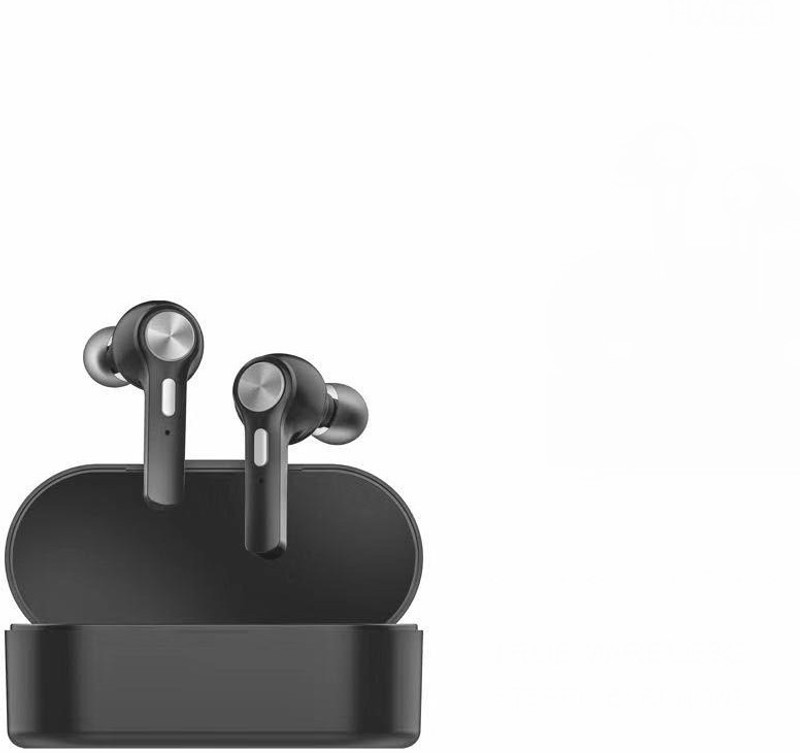 fiado wireless stereo EarPods with charging case Bluetooth Headset with Mic(Black, In the Ear)