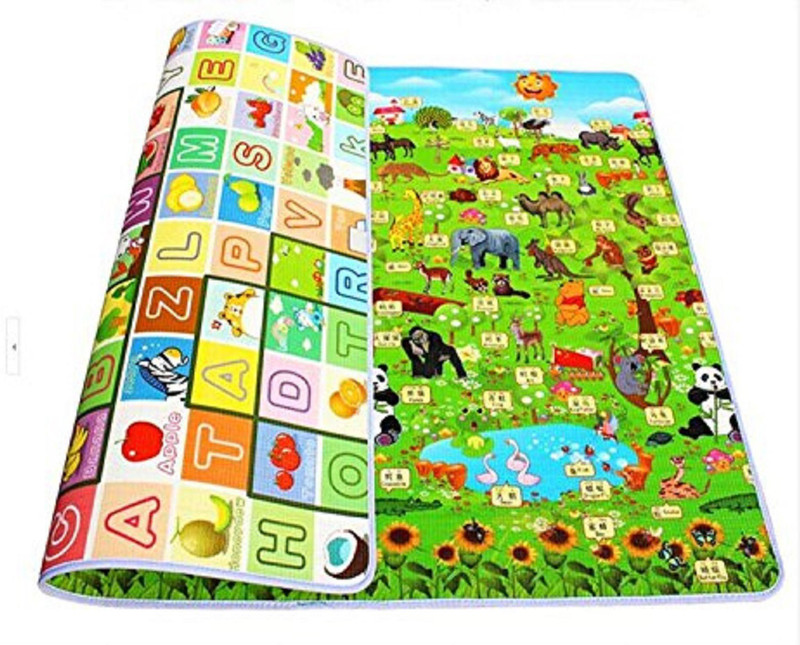 VDNSI Polyester Baby Sleeping Mat(Multicolor, Large)