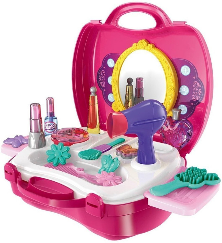 Vasundhara Mart Pink Suitcase makeup