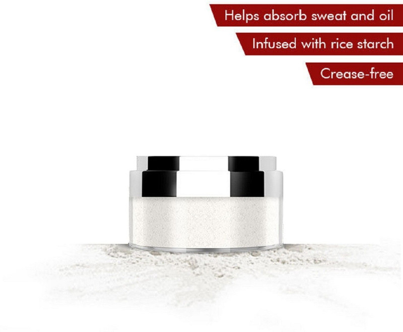 tanvi27 MINERAL LIGHT WHITE CRYSTAL LOOSE POWDER FOR OIL FREE TOUCH Compact(SNOW WHITE, 20 g)