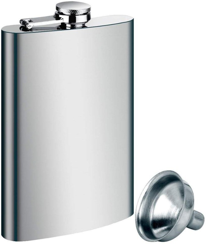 ICY SHOTS Pocket Liquor Bottle Or Alcohol Drinks Holder Hip Flask With Funnel Set Stainless Steel Hip Flask(270 ml)