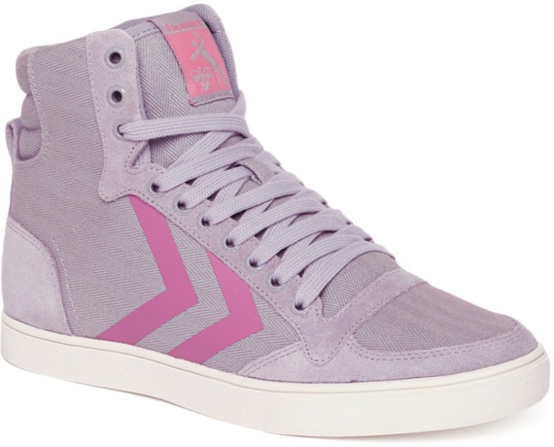 hummel hummel Women Grey Mid-Top Sneakers Sneakers For Women(Grey)