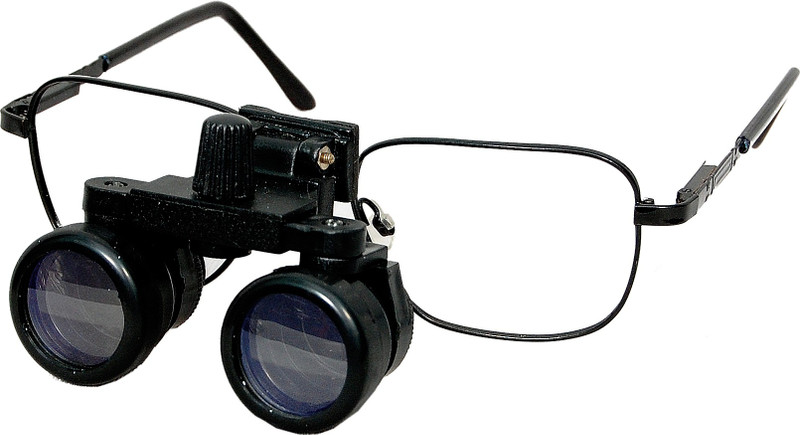 ECP Loupe 2.5X Binoculars(25 mm , Black)