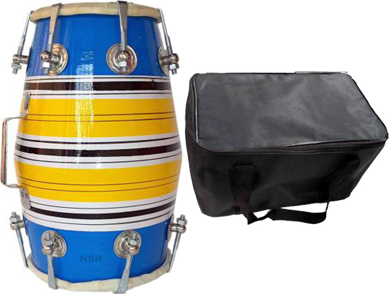 NSR SRBABY1D08 WITH BAG Nut & Bolts Dholki(Multicolor)