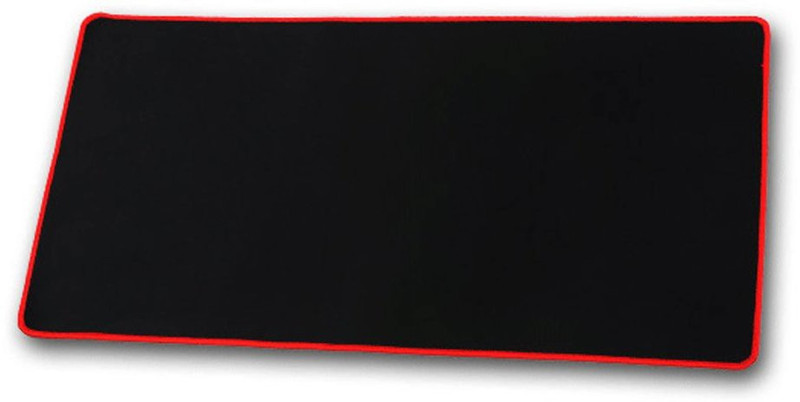InfiDeals Long Extended Mouse Pad with Nonslip Base, Thick, Comfy, Waterproof and Foldable Mat Non Slip Base Mousepad(Black, Red)