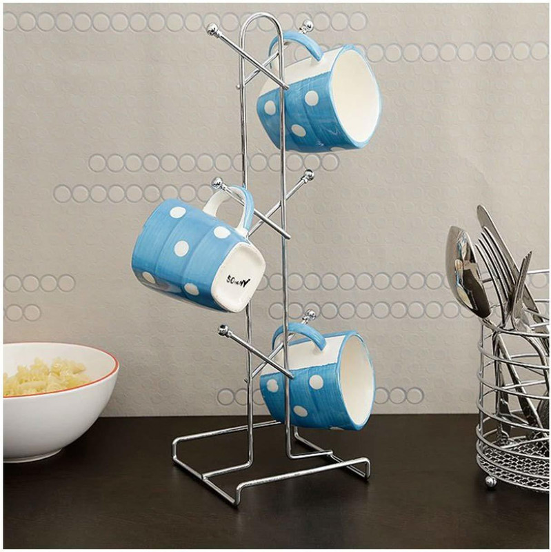 Xllent EN34(Mug Tree) Steel Glass Holder
