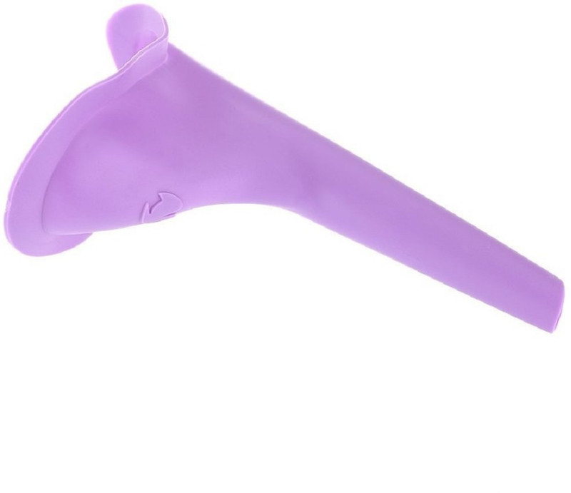 OXGENTA Pee Urinal Outdoor Traval Portable Soft Silicone Urination Device Reusable Female Urination Device(purple, Pack of 1)