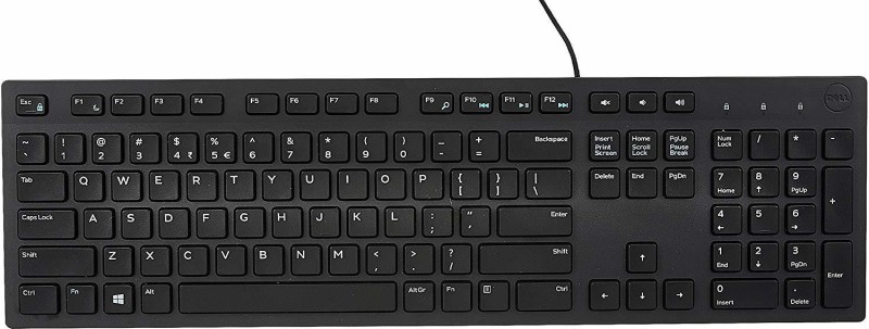 DELL KB 216 Wired USB Desktop Keyboard(Black)