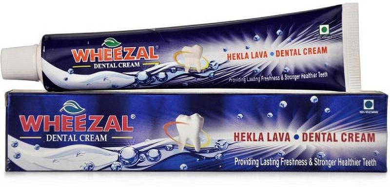 WHEEZAL HEKLA LAVA DENTAL CREAM Toothpaste(300 g, Pack of 3)