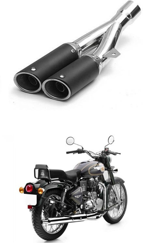 PRTEK Royal Enfield 500 Slip-on Exhaust System(Aluminum)