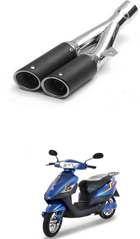 PRTEK Universal For Bike Star Slip-on Exhaust System(Aluminum)