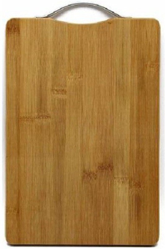 Shopfleet Bamboo Wooden Kitchen Chopping Cutting Board Dual Color Wooden Cutting Board(Brown Pack of 1 Dishwasher Safe)