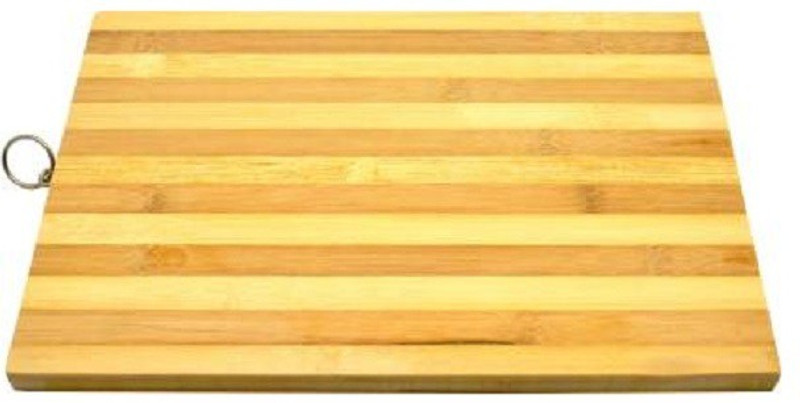 Snowpearl Wooden chopping board for vegetables & Fruits Wooden Cutting Board(Beige Pack of 1 Dishwasher Safe)