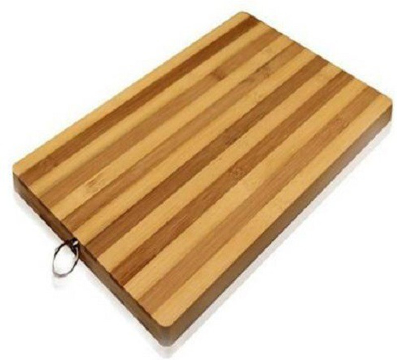 ShopiMoz Bamboo Chopping/Slicing Board Wood Wooden Cutting Board(Beige Pack of 1 Dishwasher Safe)