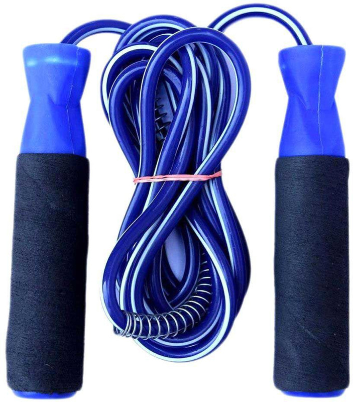 Rakso Skipping Rope, Jumping Rope, Kids Skipping Rope Foam Handle good Grip ( Blue) Freestyle Skipping Rope(Blue, Length: 274 cm)
