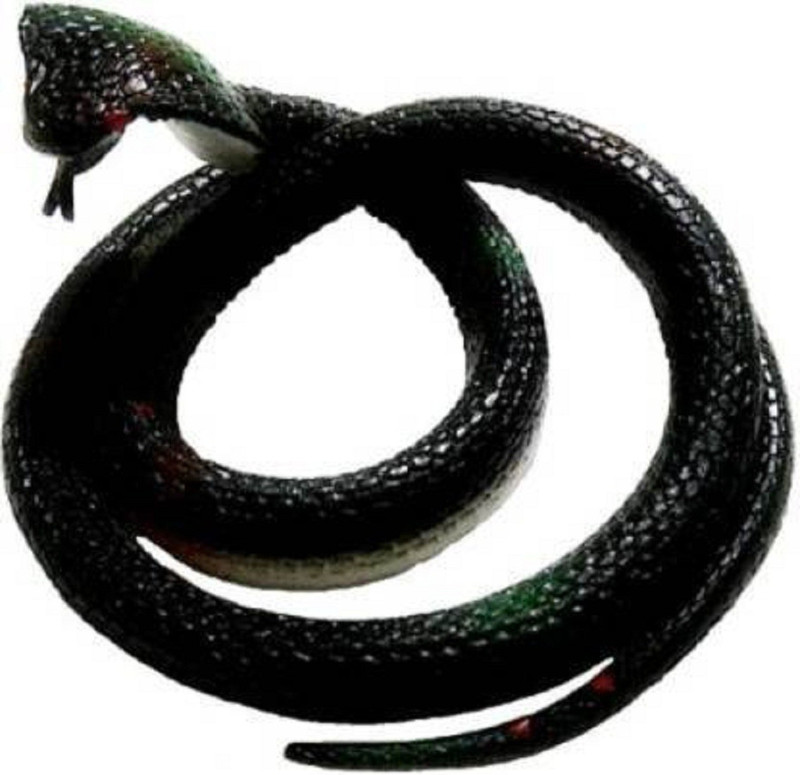 Radha Collection Rubber Snakes Prank Toy(Black)