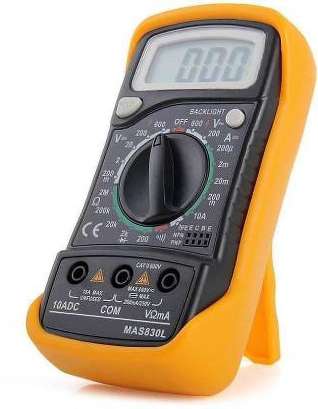 shoppingmart UNITY MAS830L GENUINE MULTIMETER Digital Multimeter(Yellow 2000 Counts)