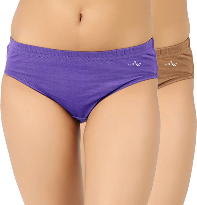 EverRich Women Hipster Multicolor Panty(Pack of 2)